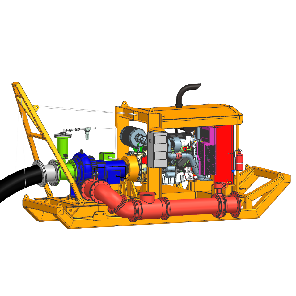 Diesel engine pump